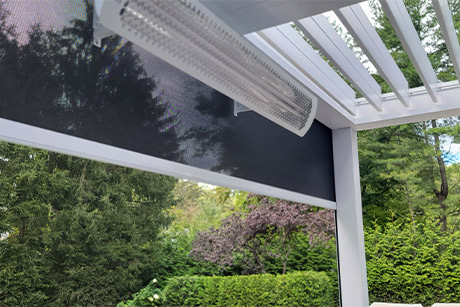 louvered roof system designed for kentucky weather