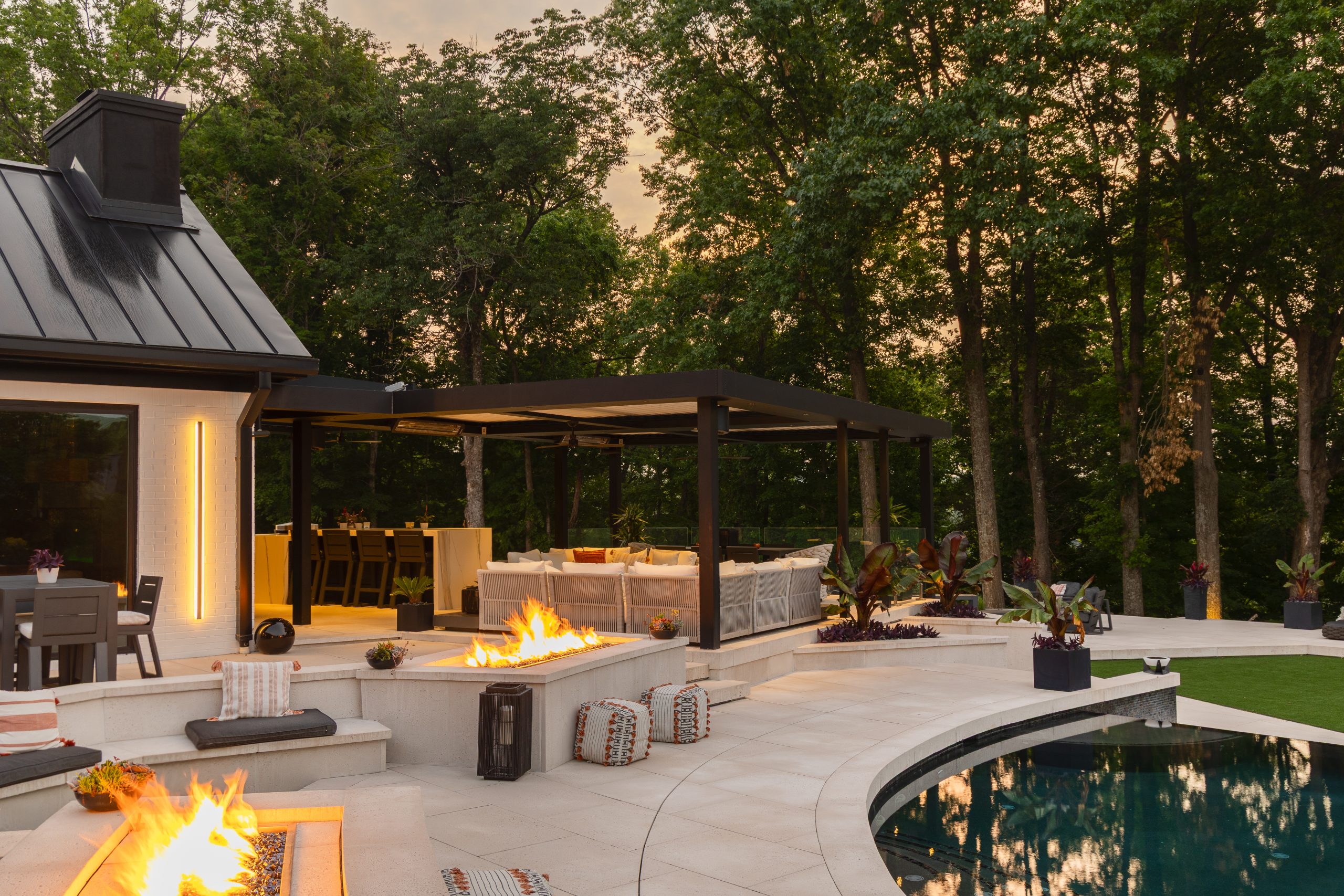 Louvered Motorized pergola by louvered outdoor Louisville kentucky best pergola in 2026