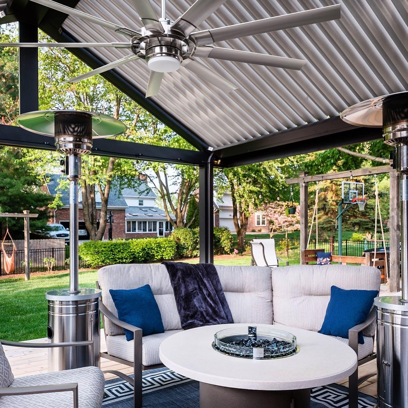 Gable Louvered Pergola by Louvered Outdoor Louisville KY